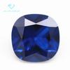 Pin de fábrica 5A quadrado gordo 113 # azul pontiagudo cristal pedra nua sintético gordura quadrado travesseiro em forma de cristal pontiagudo azul 113 Safira