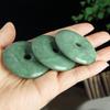 Pingente de Paz de Jade Verde de Guizhou Tamanho Grande Unissex Pingente Campo Azul Jade Pingente de Colar Nostálgico Fornecimento para Vendas Ao Vivo