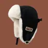 Gorro mujer invierno cálido coche eléctrico ciclismo exterior protección orejas frío noreste a prueba de frío Gorro Lei Feng hombre invierno forrado de polar engrosado
