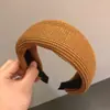 Pinza para el pelo de estilo marrón retorcido, diadema para mujer, todo a juego, para recogido de pelo, parte superior de la cabeza, diadema, Otoño e Invierno 2023, elegante accesorio para recogido de pelo
