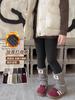 Leggings Gruesos Forrados de Felpa para Niñas para Otoño e Invierno, Calcetines Versátiles de Abrigo para Niñas Pequeñas