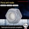 Porca antifurto de esfera galvanizada a quente por imersão por quente porca antifurto de dupla esfera especificações completas porca antifurto de esfera de potência