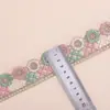Encaje bordado de encaje soluble en agua de colores para cortinas, cojines de sofá, almohadas, encaje decorativo hecho a mano para manualidades DIY y accesorios de ropa