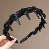 Nueva diadema de alta gama 2026, peine para el cabello estilo Maillard para peinar y arreglar los cabellos sueltos, accesorio para el cabello de uso diario estilo coreano para usar al aire libre