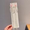 Acessórios antigos para meninas Hanfu Headwear Fairy Style Ribbon Suffix Rear Pressure Hair Belt Acessórios para o cabelo das meninas