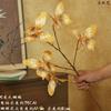 Leyouyi Flor Artificial Grande de Mariposa con 5 Pétalos Arreglo Floral Retro de Gran Altura Flor Artificial para el Hogar Estilo Francés Retro