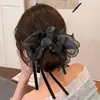 Llegada Diosa de la Belleza 2026 Nuevo Clip para el Cabello Estilo Academia con Lazo Multicapa Reductor de Edad Pinza Banana Grande de 13 cm para Mujeres