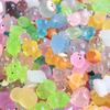 Resina Artificial Mini Luminoso Pequeno Animal DIY Brinquedo de Desenho Animado Ornamento Micro Paisagem Presente Surpresa para Crianças