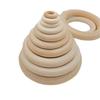 Log cor anel de madeira anel de madeira anel anel acessórios de madeira DIY manual acessórios molares pulseira fabricantes atacado