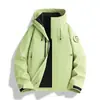 Chaqueta de hombre tres en uno de dos piezas para exteriores, cortavientos, impermeable, de montañismo, chaqueta para mujer, nuevo estilo de otoño e invierno, chaqueta tipo concha