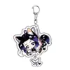 Produto mais vendido: Matador de demônios: Kimetsu No Yaiba Borboleta Ren Tomioka Giyuu Tanjiro Chaveiro de Acrílico Acessórios