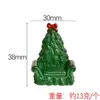 Juguete de Comida en Miniatura Yqt Accesorios DIY Color Degradado Caramelo Árbol de Navidad Taza de Vela Set Resina Decoraciones de Mini Escena