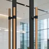 Manijas de Puerta de Madera Creativas de Madera Maciza en Varios Estilos, Soportan Diseños Personalizados Basados en Fotos y Muestras, Manijas de Madera DIY para Uso Doméstico