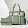 2024 Nova Costura Contraste Cor Simples All-match Grande Capacidade Transfronteiriça Ombro Portátil Estilista Bolsa Big Bag