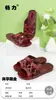Pantuflas para Mujer, Pantuflas Rojas Clásicas, Pantuflas para Personas Mayores, Pantuflas para Exteriores, Pantuflas para Baño en Casa Resistentes al Aceite, Pantuflas de Suela Suave con Tacón Medio