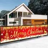 Banner de Natal Novo Transfronteiriço Feliz Natal Decoração de Cena de Festa de Natal Arranjo Bandeira Pendurada