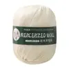 Fio de lã mercerizada 100% lã merino 100g rolo grande novelo de lã de espessura média para tricô à mão atacado feito à mão