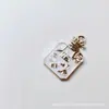 Pequeña Flor de Ciruelo Fragante Trébol de Cuatro Hojas Multidiamante Accesorios de Joyería Pasador DIY Pendientes Zapatos con Agujeros Zapatos de Manualidades Decoración de Zapatos y Calcetines