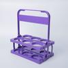 Cesta de plástico plegable para cerveza de seis compartimentos, cerveza portátil para exteriores, cesta, estante de cerveza con LOGO, Amazon