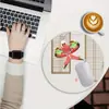 Nuevo Estilo Chino Redondo Engrosado Pequeño Escritorio de Oficina Alfombrilla para Computadora Pequeña Clásica Simple Mediana Alfombrilla para Ratón Venta al por Mayor