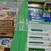 Sinalização de classificação de farmácia prateleira magnética ilha central cabinet sinais guia supermercado clipes de publicidade sinais de exibição acrílico placa KT fivela