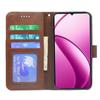 Adecuado para Oukitel C57 Pro Funda de Cuero para Teléfono Móvil con Marco de Fotos de Piel de Ternero C1 Funda tipo Cartera Magnética C65