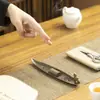 Quemador de Incienso con Forma de Barco Temático de Gatos, Soporte Pequeño de Aleación para Incienso para Uso en Interiores del Hogar, Adecuado para Dormitorio, Fragancia Duradera con Aroma a Osmanto