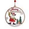 Colgante Decorativo Colgante Navidad Madera Recorte Navideño Manualidades de Madera Árbol de Navidad Fiesta Decoración del Hogar