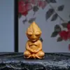 Pieza de Mano para Tallado en Madera de Ciprés Versión Q Ultraman Pieza de Juguete para Tallar Madera para Niños y Bebés Adornos de Dibujos Animados