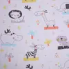 Capa para bolsa de roupas de algodão estampado, malha de algodão classe A para bebês, 300 peças, estampado, dupla face