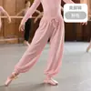 Calças Jogger Largas Infantis Modal Soltas Leves Caimento Fluido Calças de Dança Calças de Treino Meninos Meninas Roupas de Performance