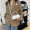 Bolsa de Design de Nicho Feminina 2022 Nova Chegada Fashionable Versátil ins Bolsa Cilindro Portátil Bolsa de Ombro Transversal Bolsa Feminina