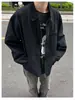 Jaqueta de trabalho transfronteiriça Detroit para homens, adequada para primavera e outono, estilo vintage, streetwear americano, retrô, peça externa cleanfit