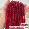 Ábaco de Vidro Contas Espaçadoras Acessórios Pulseira Não Desbota Colar Contas Pulseira DIY Contas de Vidro Contas Soltas Espaçador