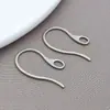 Acero Inoxidable Dorado Grueso Redondo Gancho Francés Hebilla en Forma de D Alambre Cuadrado Aplanado Gancho para Oreja Pendientes Hechos a Mano DIY Accesorios de Joyería