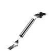 Herramienta para cortar sandía, cortador de doble cabeza de acero inoxidable, tenedor multifuncional, tenedor de frutas, herramienta todo en uno para cortar y dividir sandía