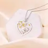 Nuevo Diseño de Nicho de Joyería Personalizado Simple Estrella Luna Hongo Amor Colgante Collar Dibujo Animado Collar Conmemorativo