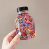 Coloridos pasadores de pelo de pulgar estilo coreano para niños y niñas, lindas diademas, dulces cordones para el pelo de niños, gomas elásticas de alta elasticidad, accesorios para el pelo