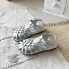 Sandalias para Niñas 2026 Verano Nuevo Estilo Sandalias Transpirables Trenzadas para Dedos de los Pies para Niñas, Zapatos Versátiles de Suela Suave