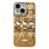 Funda para Teléfono Móvil Retro Kt Cat Adecuada para Apple 17Promax Iphone15 Hilo de Plumas 16 Nuevo Modelo para Mujer 14 Anticaídas Todo Incluido