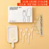 Prato de Jantar para Bolo Faca e Garfo Conjunto Faca e Garfo Descartáveis Prato de Papel Chapéu de Velas Caixa com Talheres Faca e Garfo para Bolo Prato