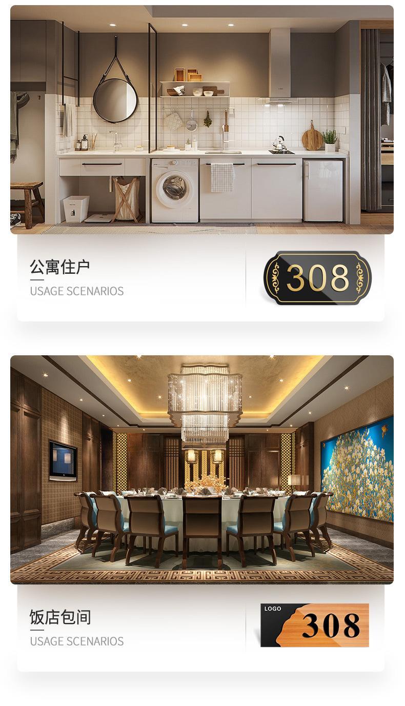 亚克力号码牌