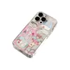 Amor Conejo Champiñón Adecuado para Funda de Teléfono Móvil Apple 16 15 14 13 Promax 17 Funda Espacial Transparente 17P