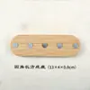 Soporte para Uñas de Práctica Pieza de Ajedrez de Metal Soporte de Exhibición de Madera Estilo Japonés Adsorción Magnética para Uñas Soporte de Tablero de Ajedrez Base de Uña Portátil