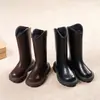 Botas para Niña 2026 Nuevas Botas Largas de Otoño e Invierno Botas Altas para Niños Botas Martin de Invierno para Niñas Botas de Cuero de Caña Alta con Forro de Felpa