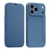 Funda abatible con sensación de piel para teléfono móvil Iphone18Promax, Funda protectora todo incluido de silicona líquida Apple 15Promax