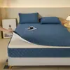 Sábana bajera acolchada de terciopelo de cristal grado A, seis lados, protector de colchón lavable a máquina, apto para colchones Simmons