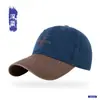 Boné de Baseball Respirável de Algodão Transfronteiriço para Homens, Boné com Viseira Protetora Solar Bordado com Letras para Todas as Estações para Mulheres, Chapéu para Uso Externo Personalização