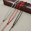 Corda Fina de Abacaxi 2mm Tecida à Mão Pingente de Ágata Jade Masculino e Feminino Cordão para Pingente de Colar de Cristal de Jade S78