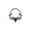 Anel Septo Nasal de Aço Inoxidável 316L Transfronteiriço Europeu e Americano Anel Ferradura Cor Degradê Anel Nasal C-Bar Anel Nasal Estilo Natal Piercing